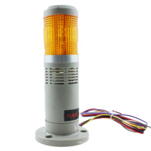 USYUMO STP5-24-O-H  24VDC Flashing LED ORANGE tower warning light with sound